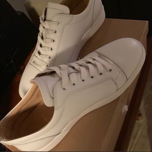 Christian Louboutin White Low Top Junior Flat